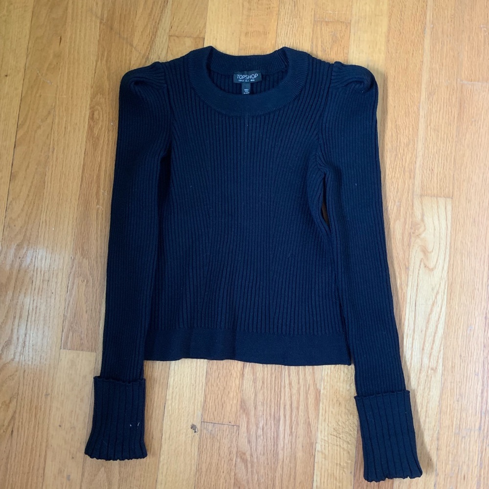 WORN ONCE NAVY TOPSHOP SWEATER